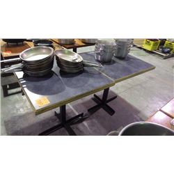 2 ARBORITE 28" SQUARE TABLES