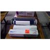 Image 1 : ALUM. FOIL/PLASTIC WRAP AND HOLDER AND ROLL OF CHEESE CLOTH