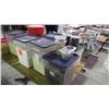 Image 1 : 5 LARGE ASSORTED PLASTIC STORAGE TUBS