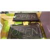 Image 1 : 2 LED OPEN SIGNS WORKING