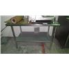 Image 1 : 48" STAINLESS STEEL 2 SHELF TABLE