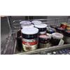 Image 3 : ROW OF VARIETY OF CANNED GOODS