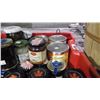 Image 2 : VARIETY OF GOURMET SPICES/JELLY/CANNED GOODS