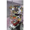 Image 1 : 6 SHELF STAINLESS STEEL SHELVING UNIT ON WHEELS