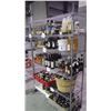 Image 3 : 6 SHELF STAINLESS STEEL SHELVING UNIT ON WHEELS