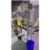 Image 2 : 5 SHELF STAINLESS STEEL SHELVING UNIT ON WHEELS