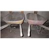 Image 8 : APPROX 42" POWER TROWEL AND TWO WHEEL BARROWS