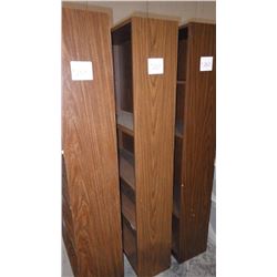 6 WOOD SHELVING UNIT WITH ADJUSTABLE SHELVES