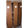Image 1 : 6 WOOD SHELVING UNIT WITH ADJUSTABLE SHELVES
