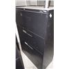 Image 1 : BLACK 4 SHELF LATERAL FILING CABINET