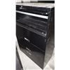 Image 1 : BLACK 4 SHELF LATERAL FILING CABINET