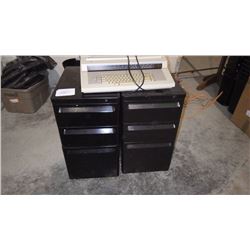 PAIR OF 3 DOOR FILE CABINETS AND ELECTRIC TYPEWRITER