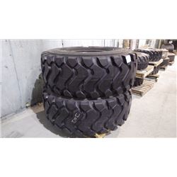 2 NEW MICHELAN 23.5.R25 EQUIP TIRES