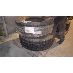 PAIR NEW MICHELAN 385/65/R22.5 TIRES