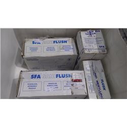NEW SANI FLUSH TOILETS TWO BOTTOMS ONE TANK, SANI PRO MACERATOR AND PLASTIC TUB 1600.00 VALUE NEW UN