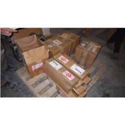 PALLET OF HIGH PRESSURE SODIUM 400 WATT LIGHT FIXTURES AND MISC.