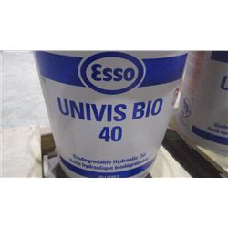 20 LITRE PAIL ESSO UNIVIS BIO 40 HYDRAULIC OIL