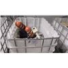 Image 1 : PLASTIC TUB W/MISC. WIRE BRUSH PIGS
