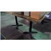 Image 1 : 2 WOOD SQUARE TABLES 30"
