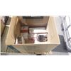 Image 1 : BOX W/MISC. INGERSOLL RAND PARTS AND 2 DENISON HYDRAULIC CONTROLS