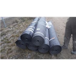 6 ROLLS OF PLASTIC TILE FLOORING UNDERLAY 106" WIDE