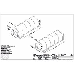 ORDER #S07515...COMES WITH LINER THAT INSTALLS ON BOTTOM SIDE OF ARCHES ON THE INSIDE OF THE STRUCTU