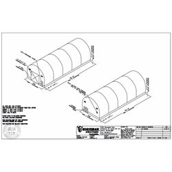 ORDER #S07512...UNUSED NEVER ERECTED NORESMAN STRUCTURES COVERALL BUILDING APPROX 30' W X 80'L X 30'