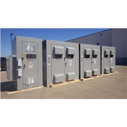 NEW UNUSED GENTEC (LOT OF 4 PIECES AS PICTURED) MODEL FT 1000 - 13.8 - 3600 - NEMA 4 AUTOMATIC SHUNT
