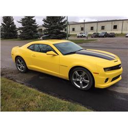 NO PST...10% BUYERS FEE TO A MAX OF 500....2010 CAMARO SS VIN# 2G1FK1EJ1A9213468 WITH 6095 KMS RARE 