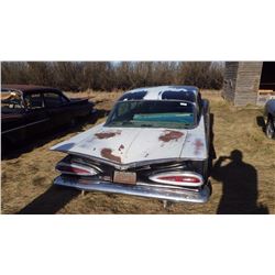 1959 CHEV BEL AIR NO DRIVETRAIN, WAS 283 AUTOMATIC CAR, COLUMN STILL IN TACT