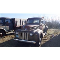 1947 FORD ONE TON TRUCK BODY GOOD MOTOR SIEZED