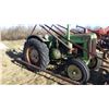Image 9 : JD MODEL D TRACTOR SERIAL NUMBER: 173861 ELECTRIC START, NOT RUNNING BUT NOT SEIZED, REASONABLE TIN