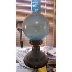 VINYL RECORDS, 8 TRACK TAPES, COAL OIL LAMP