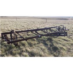 ANTIQUE STEEL WHEEL ROD WEEDER