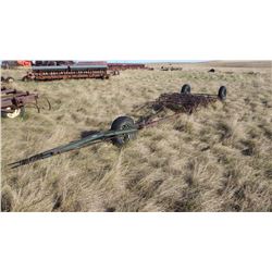 DIAMOND HARROW 8 DIAMOND HARROWS WITH CART