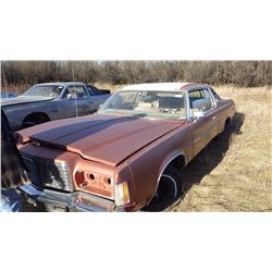 1975 CHRYSLER NEWPORT 400 4BBL ENGINE, MOSTLY COMPLETE  FOR PARTS