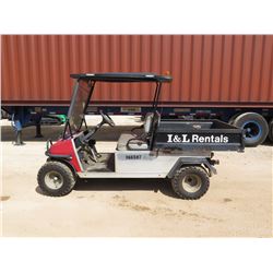 2007 Club Car XRT900 Industrial Utility Gas Golf Cart - Manual Dump Bed 1968 Hours
