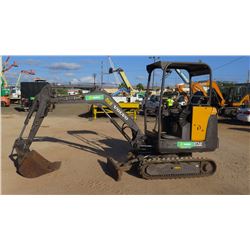 2012 Volvo EC20C MINI EXCAVATOR – 1170 Hours! Runs Great!