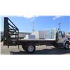 Image 8 : 2003 International 4400 Detroit Dt466 flat bed truck - Large Lift Gate 6 speed 33,000gvw 18x8 bed