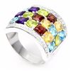 Image 1 : Natural Multi Gemstone Ring