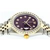 Image 2 : Rolex Two Tone 3.00 ctw Diamond DateJust Men's Watch