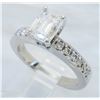 Image 2 : GIA Cert 1.52 ctw Diamond Ring - 14KT White Gold