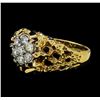 Image 1 : 1.00 ctw Diamond Ring - 14KT Yellow Gold