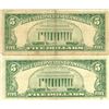 Image 2 : 1963 $5 VG/XF Red Seal Note Lot of 2