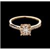 Image 2 : 0.35 ctw Diamond Ring - 14KT Rose Gold