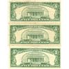 Image 2 : 1963 $5 VG/XF Red Seal Note Lot of 3