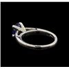 Image 3 : 1.40 ctw Sapphire Ring - Platinum