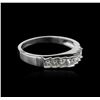 Image 2 : 14KT White Gold 0.50 ctw Diamond Ring