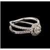 Image 2 : 1.05 ctw Diamond Ring - 14KT White Gold