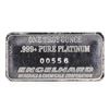 Image 1 : 1 oz .999 Pure Platinum Bar